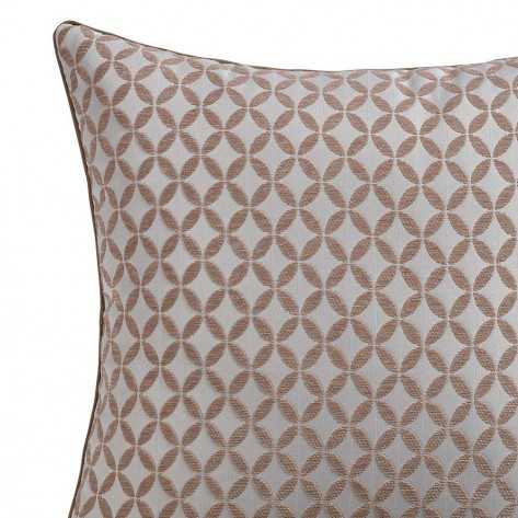 Almofada jacquard chenilla Elsa arena/branco 55x55 almofadas-decorativas-estampados